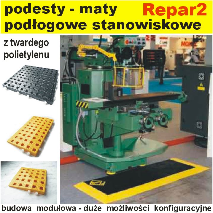 utrzymanie ruchu - maty stanowiskowe do obrabiarek