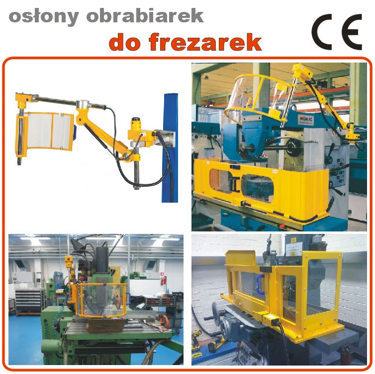 osłony zabezpieczające do frezarek