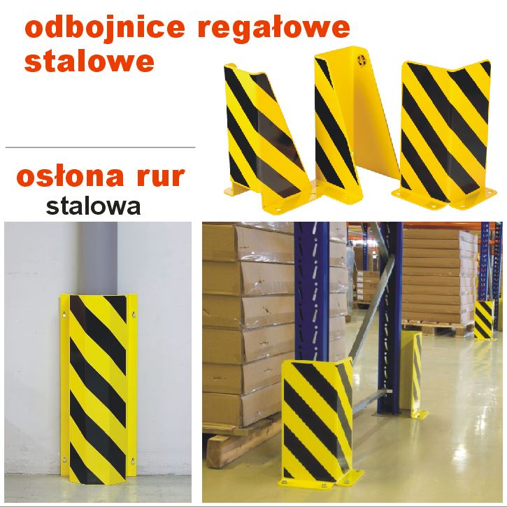 odboje regałowe stalowe